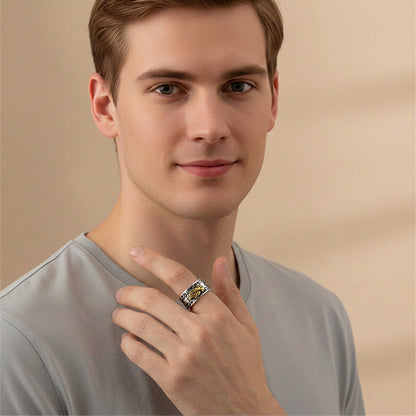 Sterling Silver Pixiu Ring — Wealth Attraction & Prosperity Guard