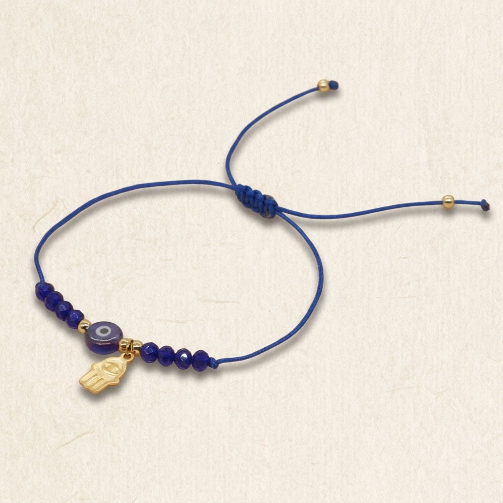 Hamsa Hand & Evil Eye Red String Protection Bracelet