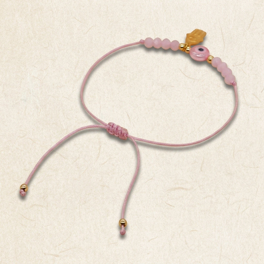 Hamsa Hand & Evil Eye Red String Protection Bracelet