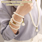 AngelSeer "Hoping for Serenity and Mindfulness" Bodhi Lotus Mala Includes Gift Message Card