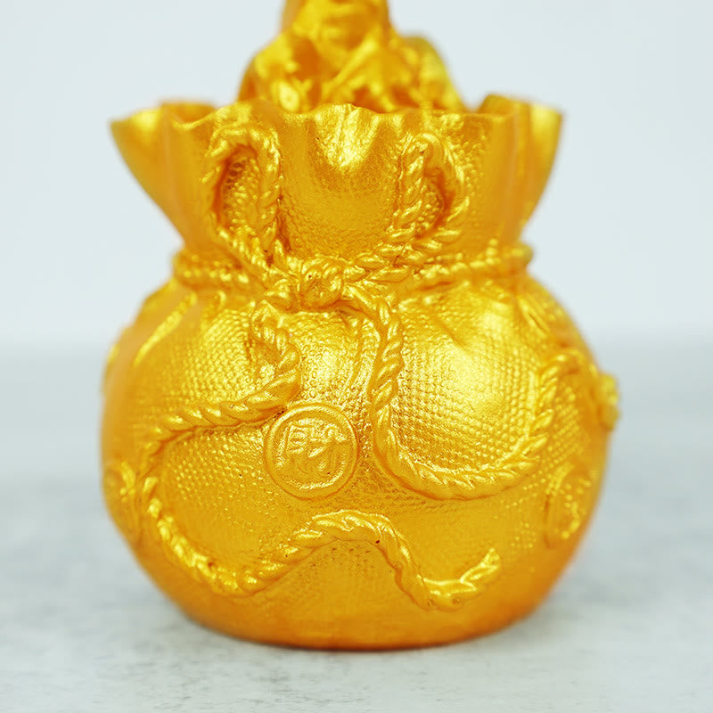 AuraVeya Natural Citrine Money Tree Gemstone Ornament - Feng Shui for Prosperity