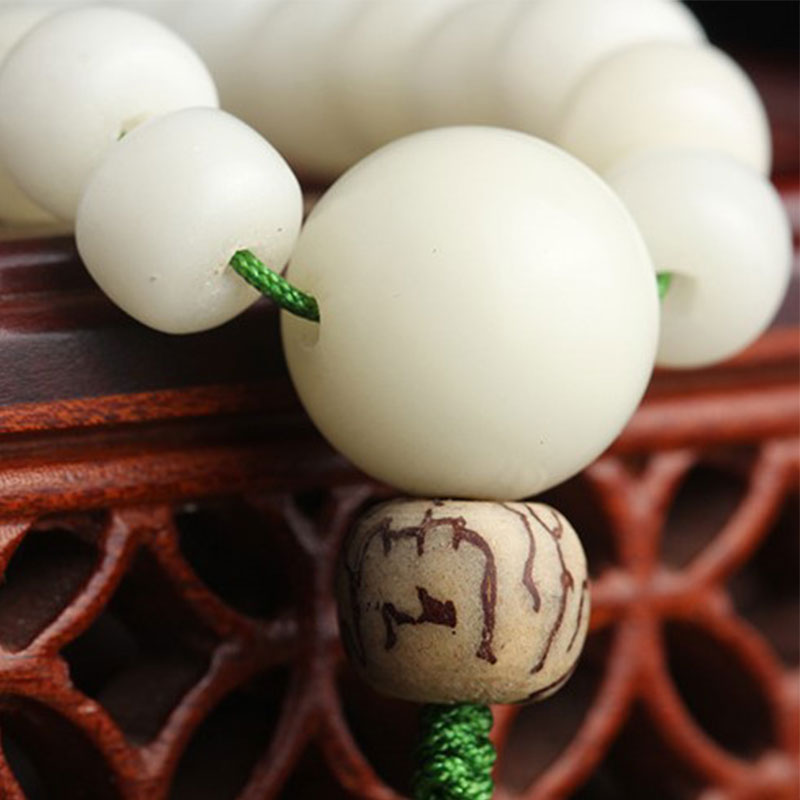 AngelSeer "Hoping for Serenity and Mindfulness" Bodhi Lotus Mala Includes Gift Message Card