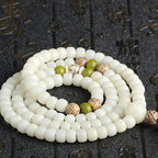 AngelSeer "Hoping for Serenity and Mindfulness" Bodhi Lotus Mala Includes Gift Message Card